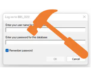 Act login screen lost password
