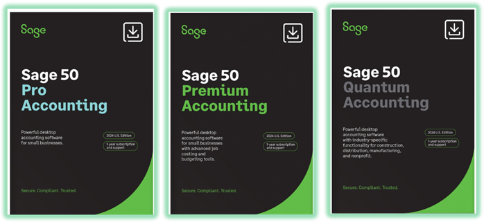 Sage 50 trio