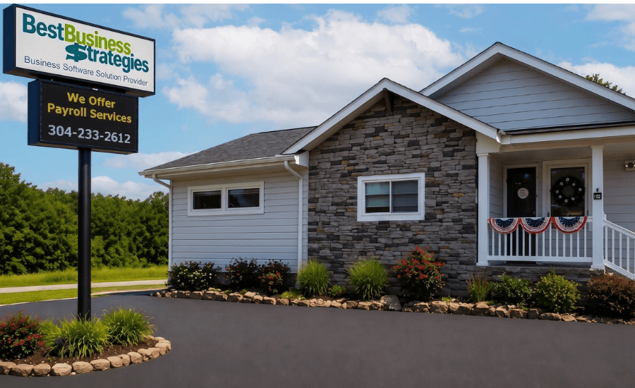 Best Business Strategies office building in West Virginia - Sage 50 and Act! CRM specialists.