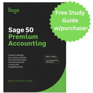 Sage 50 premium with study guie dpromo