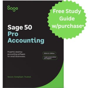 Sage 50 Pro w study guide promo