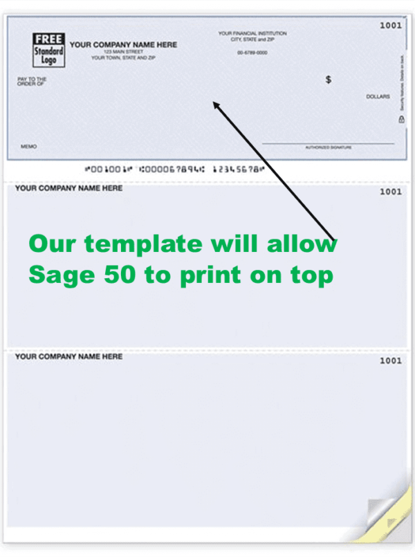 Sage 50 middle check