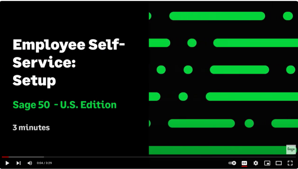 Employee Self Service Setup